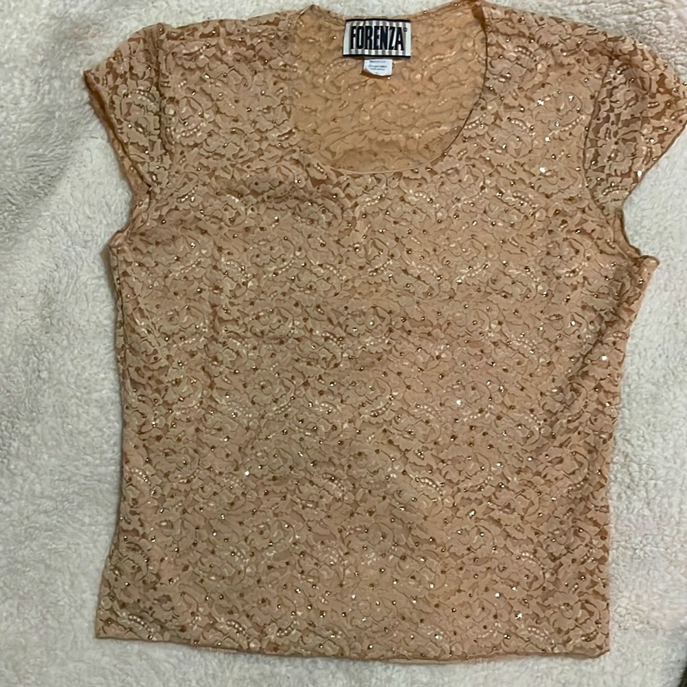 Vintage Forenza  90’s lace top